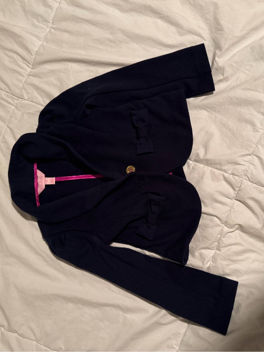 Girls Navy Blazer Jacket - Kids
